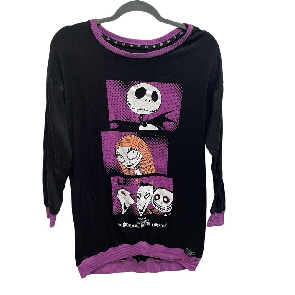 Nightmare before Christmas women’s pajama sleep dress size small oversize fit